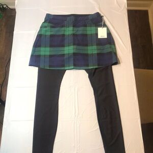 Renwick Plaid Skirted Leggings sz L